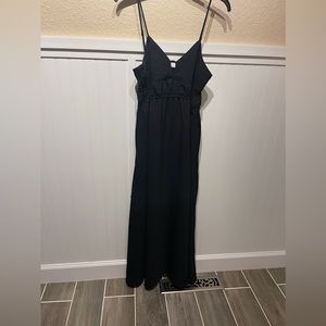 Black maxi dress